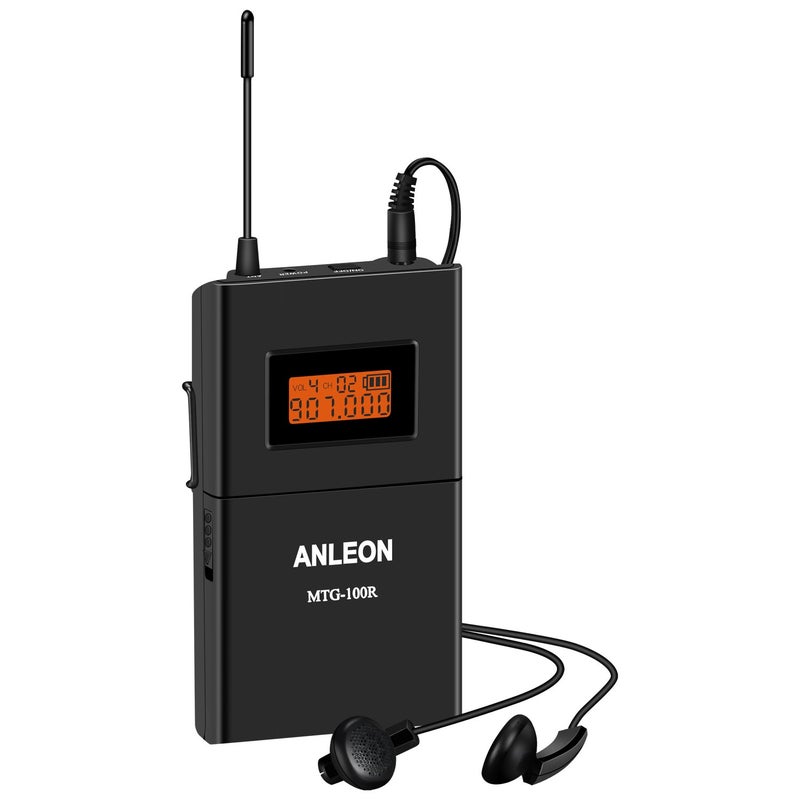 ANLEON Tour Guide Systems For Tour Guides, Teachers, Coaches,Simultaneous Interpretation,Church Translation System Wireless 915Mhz ( 1 Transmitter and 3 Receivers) - Image 3